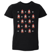 Load image into Gallery viewer, Christmas 8-bit Santas WHT
