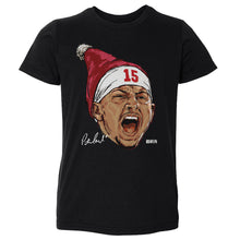 Load image into Gallery viewer, Patrick Mahomes Kansas City Portrait Santa Hat WHT
