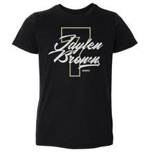 Load image into Gallery viewer, Jaylen Brown Boston Number Script WHT

