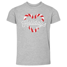 Load image into Gallery viewer, Christmas Candy Cane Heart WHT
