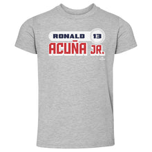 Load image into Gallery viewer, Ronald Acuna Jr. Retro Font WHT
