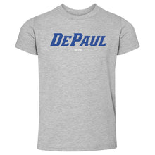 Load image into Gallery viewer, DePaul Blue Demons Wordmark Royal WHT
