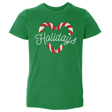 Load image into Gallery viewer, Christmas Candy Cane Heart WHT
