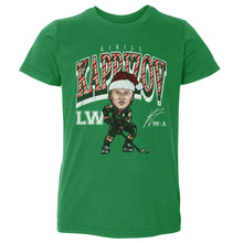 Load image into Gallery viewer, Kirill Kaprizov Minnesota Cartoon Santa Hat WHT

