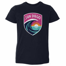 Load image into Gallery viewer, San Diego Wave FC Vintage Primary Logo WHT
