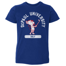 Load image into Gallery viewer, DePaul Blue Demons Mascot Golf WHT
