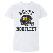 Load image into Gallery viewer, Brett Norfleet College Helmet Font
