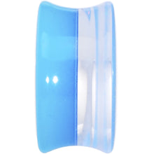 Load image into Gallery viewer, 18mm Blue Neon Glitter Saddle Plug
