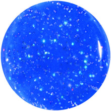 Load image into Gallery viewer, 18mm Blue Neon Glitter Saddle Plug
