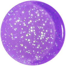 Load image into Gallery viewer, 18mm Purple Neon Glitter Saddle Plug
