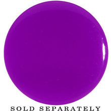 Load image into Gallery viewer, 18mm Purple Neon Glitter Saddle Plug

