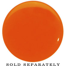 Load image into Gallery viewer, 18mm Orange Neon Glitter Saddle Plug
