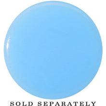 Load image into Gallery viewer, 20mm Blue Neon Glitter Saddle Plug
