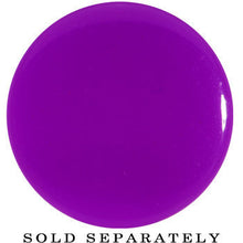 Load image into Gallery viewer, 20mm Purple Neon Glitter Saddle Plug
