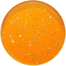 Load image into Gallery viewer, 20mm Orange Neon Glitter Saddle Plug
