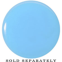 Load image into Gallery viewer, 7/8 Blue Neon Glitter Saddle Plug
