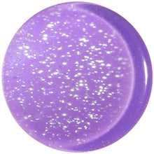 Load image into Gallery viewer, 24mm Purple Neon Glitter Saddle Plug
