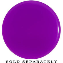 Load image into Gallery viewer, 24mm Purple Neon Glitter Saddle Plug
