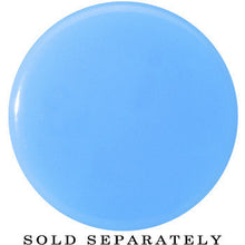 Load image into Gallery viewer, 26mm Blue Neon Glitter Saddle Plug
