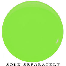 Load image into Gallery viewer, 28mm Green Neon Glitter Saddle Plug
