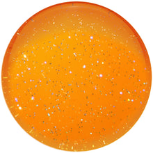 Load image into Gallery viewer, 28mm Orange Neon Glitter Saddle Plug
