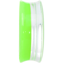 Load image into Gallery viewer, 30mm Green Neon Glitter Saddle Plug
