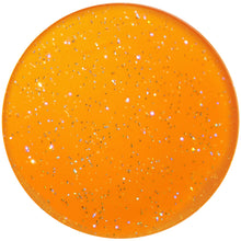 Load image into Gallery viewer, 30mm Orange Neon Glitter Saddle Plug
