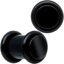Load image into Gallery viewer, 7mm Black Acrylic Plug Set
