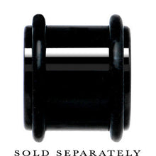 Load image into Gallery viewer, 13mm Black Acrylic Straight Plug Pair

