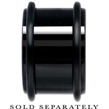 Load image into Gallery viewer, 18mm Black Acrylic Straight Plug Pair
