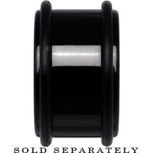 Load image into Gallery viewer, 20mm Black Acrylic Plug
