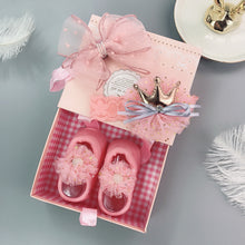 Load image into Gallery viewer, Flower Baby Girl Headband Socks Set Shoes With  Crown Bows Newborn Headbands For Girls Turban Baby Hair Accessories
