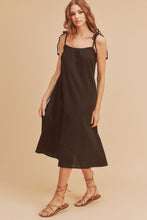 Load image into Gallery viewer, New Summer Midi Cami Dress For Women with Braided Tie Shoulder &amp; Pockets – Soft Cotton Gauze Fabric, Chic &amp; Comfortable Design For Every Occasion
