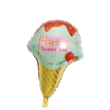 Load image into Gallery viewer, Big Popular Decorations Ballons in Donuts Lip Stick Ice Cream and Rainbow Style Balloons For Kids  Baby and Birthday Decorations Inflatable Helium
