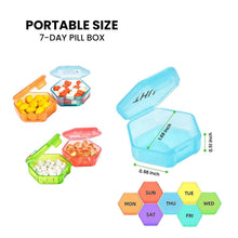 Load image into Gallery viewer, 32-Pieces: Colored Compartments Monthly Pill, Medicine And Vitamin Organizer With Tray
