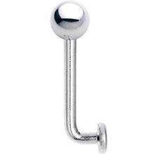 Load image into Gallery viewer, 14G 5mm Steel Ball Vertical Hood Piercing - 3/8 2.5mm Rise
