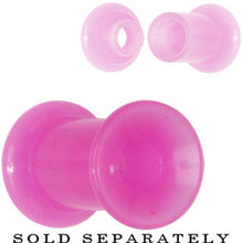 Load image into Gallery viewer, 4G Pink 2-in1 Acrylic Screw Fit Interchangeable Plug Tunnel
