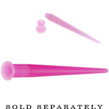 Load image into Gallery viewer, 4G Pink 2-in1 Acrylic Screw Fit Interchangeable Plug Tunnel
