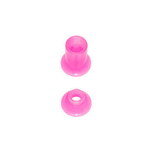 Load image into Gallery viewer, 4G Pink 2-in1 Acrylic Screw Fit Interchangeable Plug Tunnel
