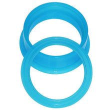 Load image into Gallery viewer, 20mm Blue 2-in-1 Acrylic Screw Fit Interchangeable Plug Tunnel

