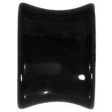 Load image into Gallery viewer, 1/2 Black Acrylic Hollow Butterfly Saddle Plug
