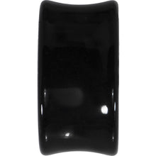 Load image into Gallery viewer, 18mm Black Acrylic Hollow Butterfly Saddle Plug
