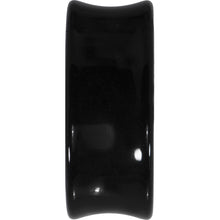 Load image into Gallery viewer, 24mm Black Acrylic Hollow Butterfly Saddle Plug
