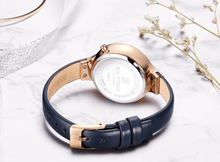 Load image into Gallery viewer, Elegant Women's Analog Quartz Watch With Leather Belt Waterproof Wristwatch Excellent Design Perfect Gift

