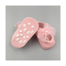 Load image into Gallery viewer, Flower Baby Girl Headband Socks Set Shoes With  Crown Bows Newborn Headbands For Girls Turban Baby Hair Accessories
