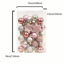 Load image into Gallery viewer, 33-Pieces: Christmas Glitter Star Tree Topper
