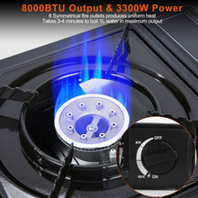 Load image into Gallery viewer, 3300W Portable Camping Stove Butane Canister Dual Fuel Burner
