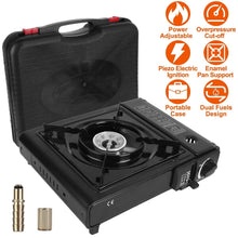 Load image into Gallery viewer, 3300W Portable Camping Stove Butane Canister Dual Fuel Burner
