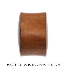 Load image into Gallery viewer, 0G Organic Solid Sawo Wood Saddle Plug
