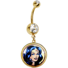Load image into Gallery viewer, Licensed Wonder Woman Belly Ring

